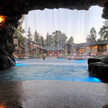 Naturalistic Pools with Grotto