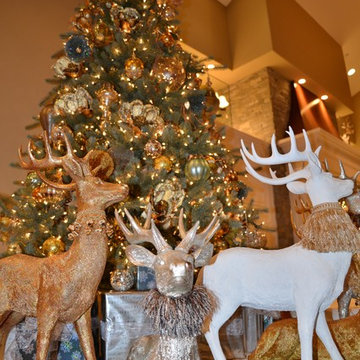 MY 2014 CHRISTMAS TREE, REINDEER & TABLE SETTINGS