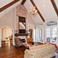 Beamed ceiling