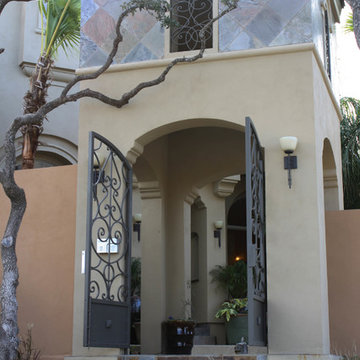 Double Door Iron Gate and Decorative Ornamental