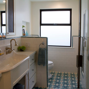 Turquoise Bathroom + Spanish Bathroom