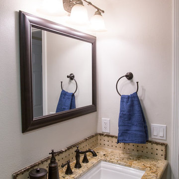 Orange Bathroom