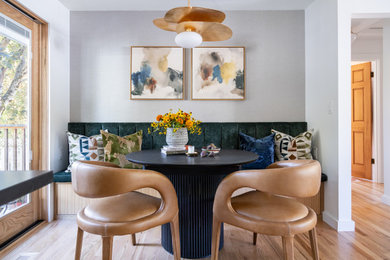 Trendy dining room photo in Seattle