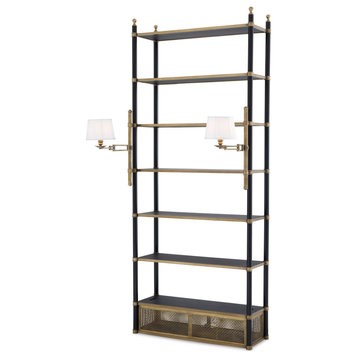 Brass Display Cabinet With Lights | Eichholtz Sterling