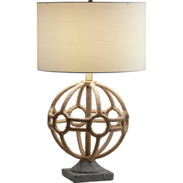Basilica Table Lamp - Aged Brass, Medium