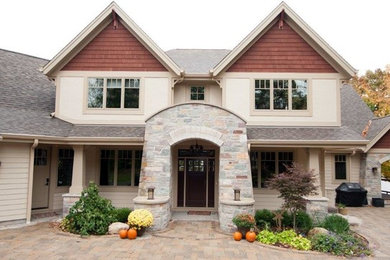 Inspiration for a timeless exterior home remodel in Milwaukee