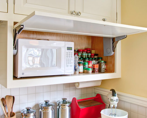 Microwave Storage Ideas, Pictures, Remodel and Decor