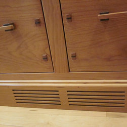 Hand-cut vents for air circulation - Desks And Hutches