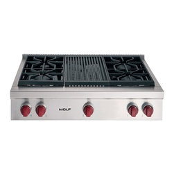 36" sealed burner rangetop - Cooktops