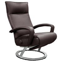 Gaga Recliner Leather Recliner Lafer Recliner Chair, Espresso