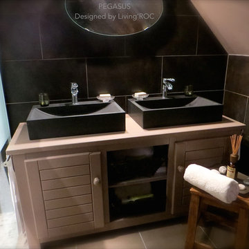 OUR CLIENTS' INSTALLATION WITH OUR TRENDY NATURAL STONE PRODUCTS