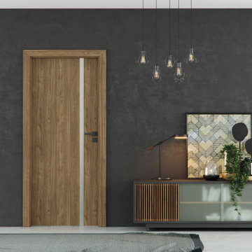 Glenview Haus Eco Veneer Modern Interior Doors Gallery Project | DBEV-FCS