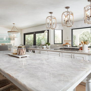 Diamond Crystal Quartzite Kitchen Countertop