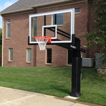 David R's Pro Dunk Diamond Basketball System on a 60x35 in Louisville, KY