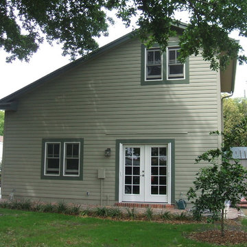Garage with Loft and Antique Stairway
