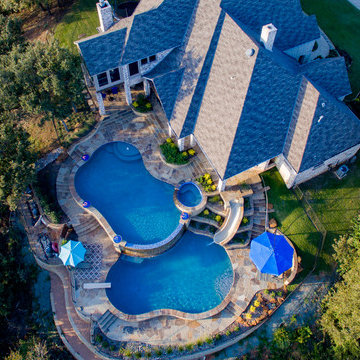 Corinth Lakeview Double Pool with Spa