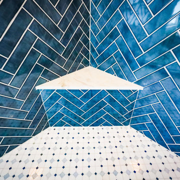 A Custom Corner Shower Bench For Comfort