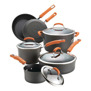 8 PC Enameled Cast Iron Cookware Set - Agave