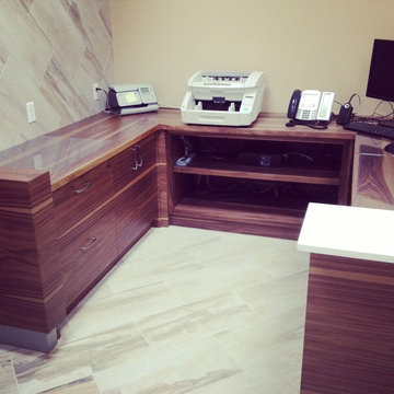 Lawyers  office reception desk