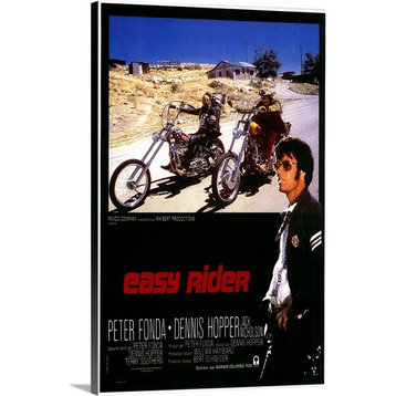 "Easy Rider (1970)" Wrapped Canvas Art Print, 12"x18"x1.5"