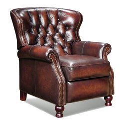 BarcaLounger Presidential II Leather Recliner - Recliner Chairs