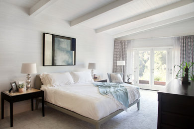 Inspiration for a contemporary bedroom remodel in Los Angeles