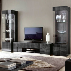 MonteCarlo Entertainment Center / Wall Unit by ALF - Entertainment Centers And Tv Stands