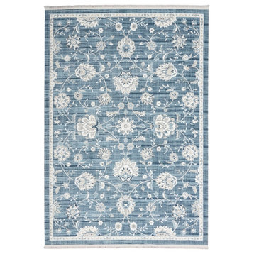 Nourison Lennox 5'3" x 7'3" Blue/Ivory French Country Indoor Rug