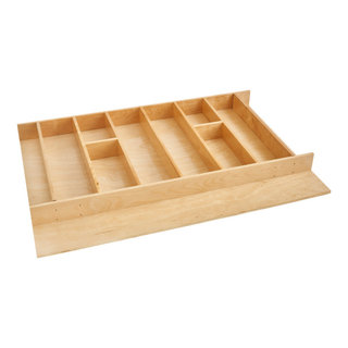 Rev-A-Shelf - Wood Trim to Fit Shallow Utility Drawer Insert Organizer - 4WUT-36SH-1