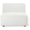 Restore Sectional Sofa Armless Chair, White