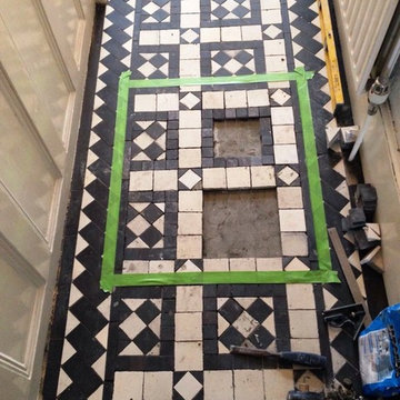 Restoring a Victorian Tiled Hallway in Stoke Newington