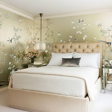 hand painted wallpaper project show