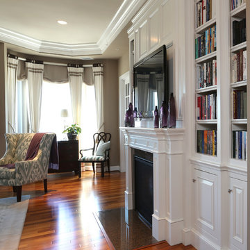 Bookcases Flanking Fireplace - Photos & Ideas