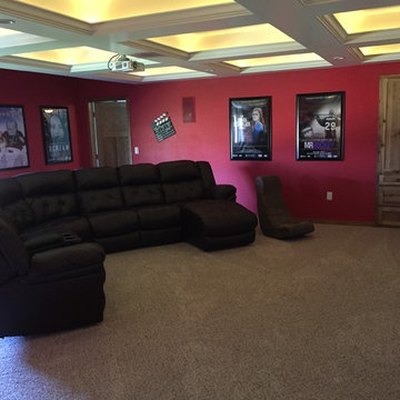 LeCenter Basement Oasis with a Theater Room Fit for a King