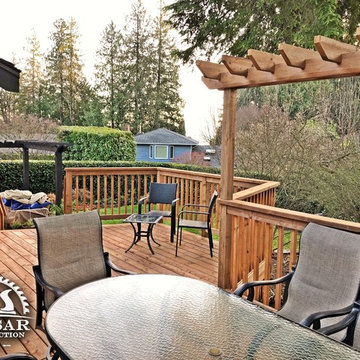 Raised Wooden Deck