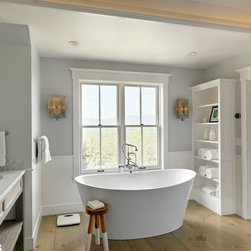 Transitional Modern Bathroom Lighting - Wall Sconces