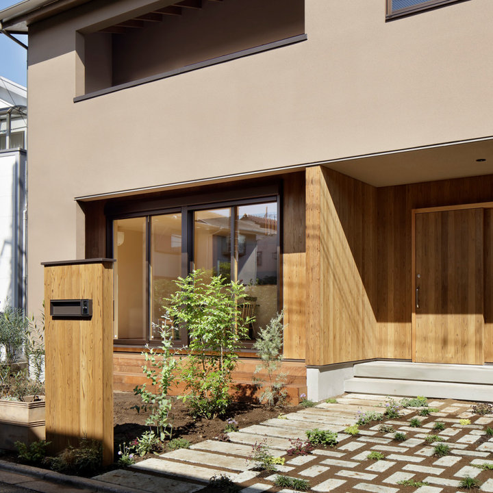 和モダンなおしゃれな家の外観の画像 75選 - 2025年9月 | Houzz (ハウズ)