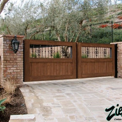 Motorized Driveway Gate / Decorative Iron - Home Fencing And Gates