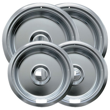 Drip Bowl Chrome 2-6" and 2-8", 4 Pack