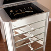 Margaux Mirrored Jewelry Armoire - Natural