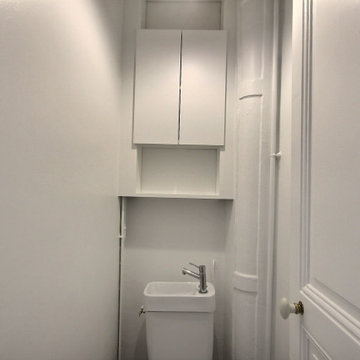 Rénovation d'une salle de bain et d'un WC dans un appartement de Bois-Colombes