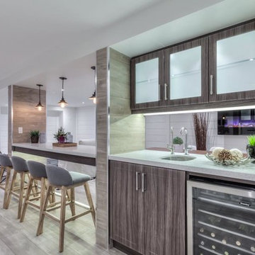 Markham Walkout basement design