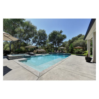 Granite Bay Custom Home - Pool - Sacramento - by Dedrick Construction ...