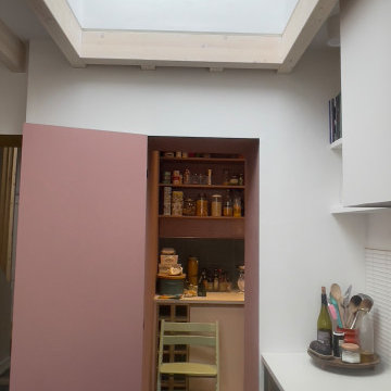 Colorful kitchen and garden renovation in Dulwich