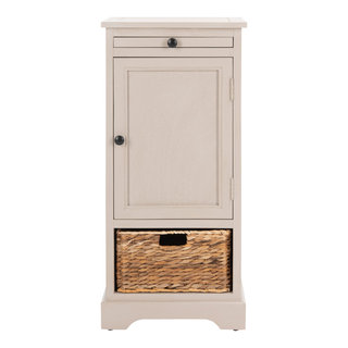 Safavieh Jett Storage Cabinet Washed Natural Pine