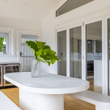 Minimalist White Queenslander Renovation