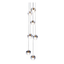 Bocci LED Pendant Light 14.7 Clear Crystal - Pendant Lighting