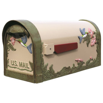 Hummingbird Curbside Mailbox, Natural