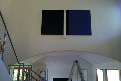 Inspiration for a modern living room remodel in Los Angeles