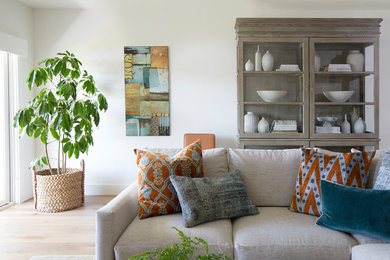 Inspiration for a transitional living room in San Francisco.